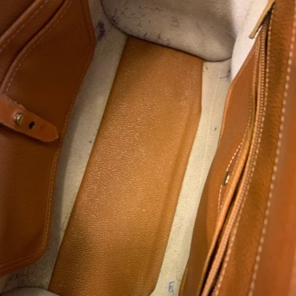 Dooney & Bourke Cream / White and Brown Satchel - Picture 9 of 16